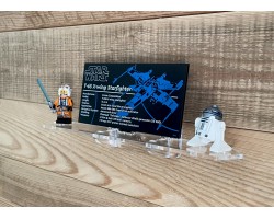 X-Wing - 75355 wall-mount (nose-up)