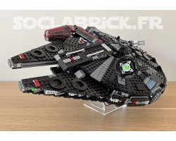 Millenium Falcon 75389 inclined 20°