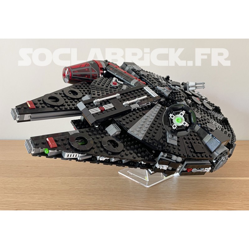 Millenium Falcon 75389 inclined 20°