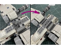 X-Wing 75218 wall-mount