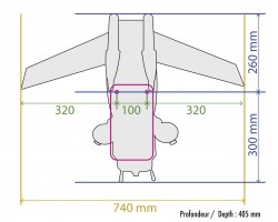 Republic Gunship 75309 - wall mount