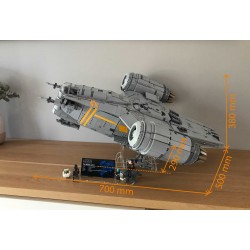 Support pour LEGO 75331 Razor Crest - de biais