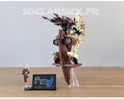 Droïde de combat sur son STAP 75428