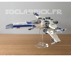 Display stand for LEGO 75301 X-Wing side-turn