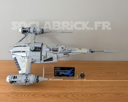 The Mandalorian's N-1 Starfighter 75442 - side turn