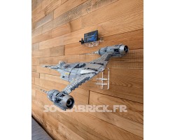 The Mandalorian's N-1 Starfighter 75442 - wall mount side turn