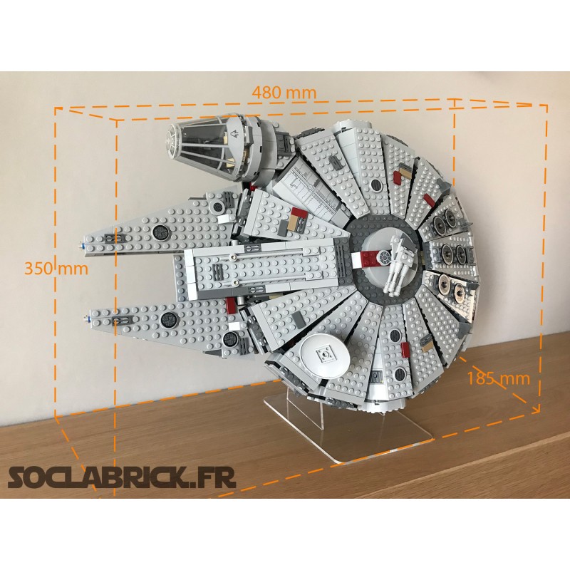 Lego millennium falcon online 7965 stand