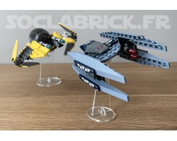 Jedi Starfighter and Vulture Droid 7256