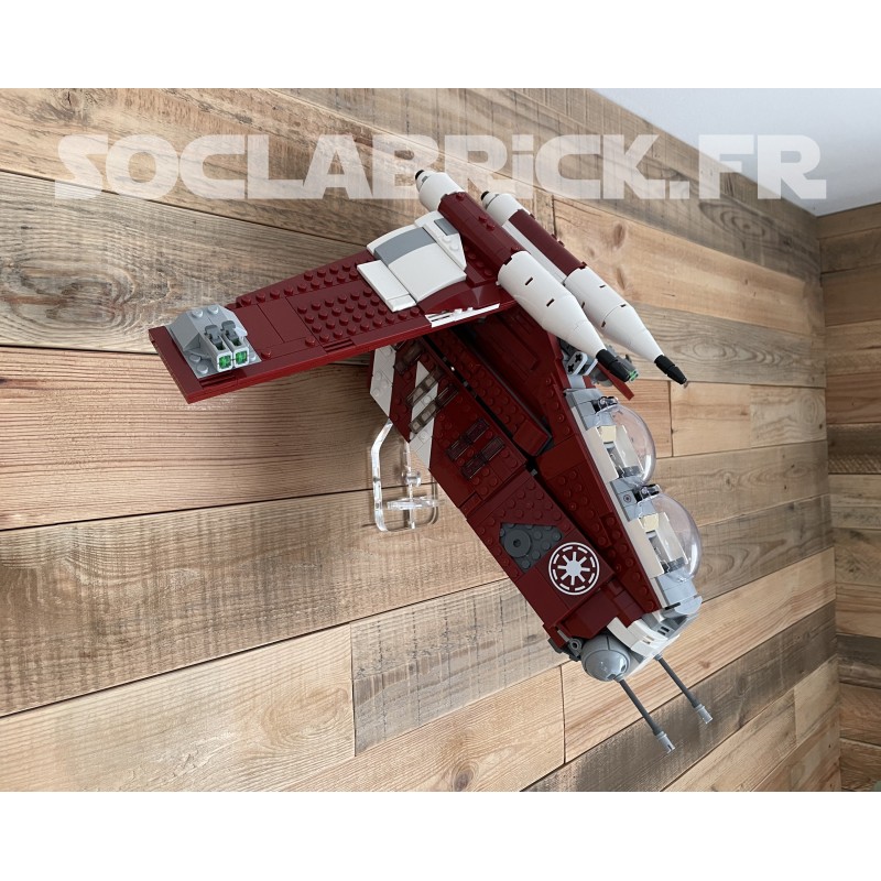 Coruscant Garder Gunship 75354 wall mount